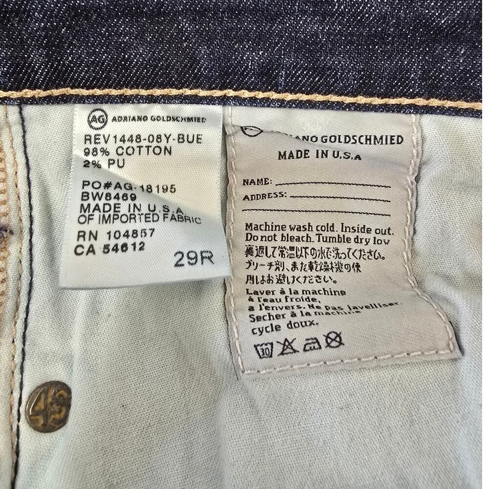 AG The Olivia Skinny Bootcut Jeans Medium Wash Denim Size 29R - Picture 8 of 8